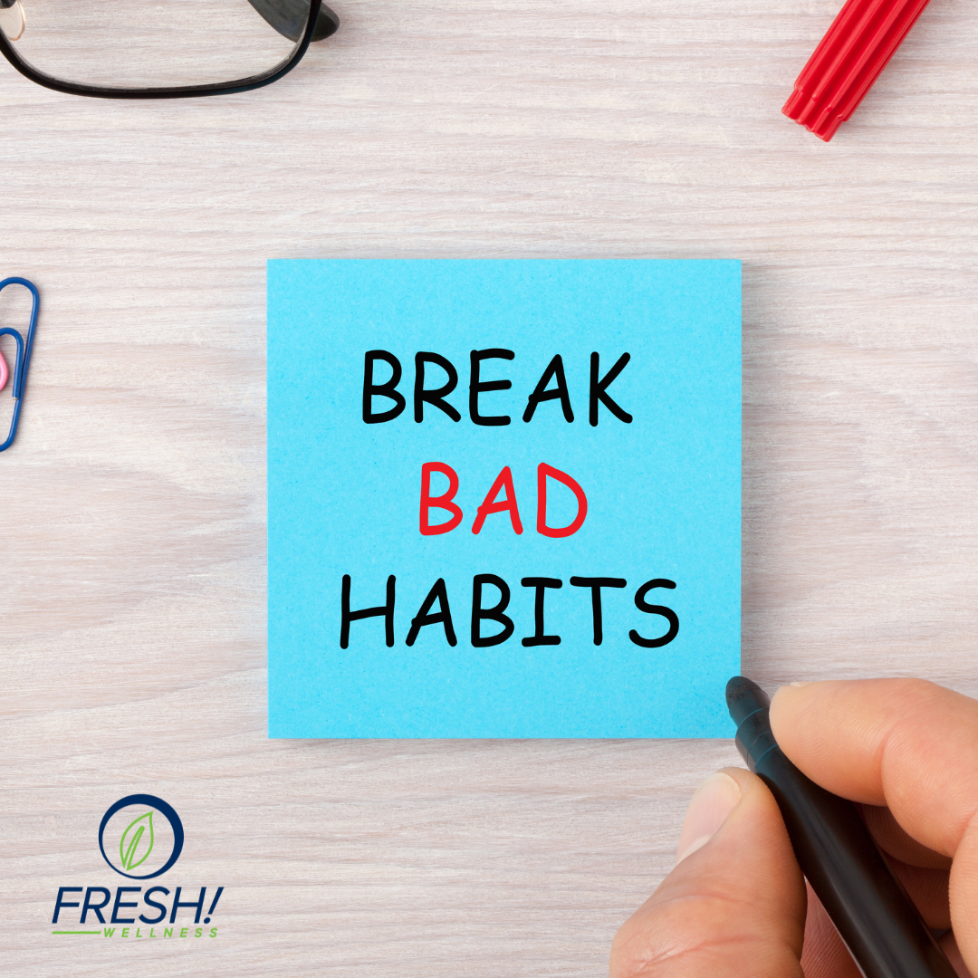 writing down good and bad habits