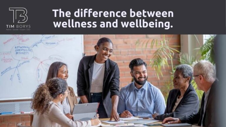 The difference between wellness and wellbeing/